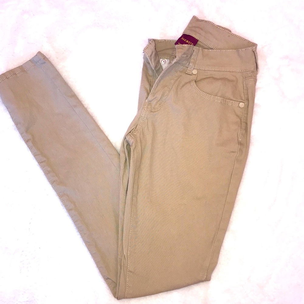 ❤️Juniors skinny stretch khaki pants